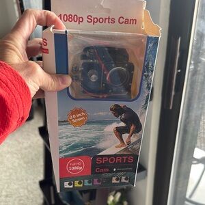 1080p Sports Camera with Waterproof Case